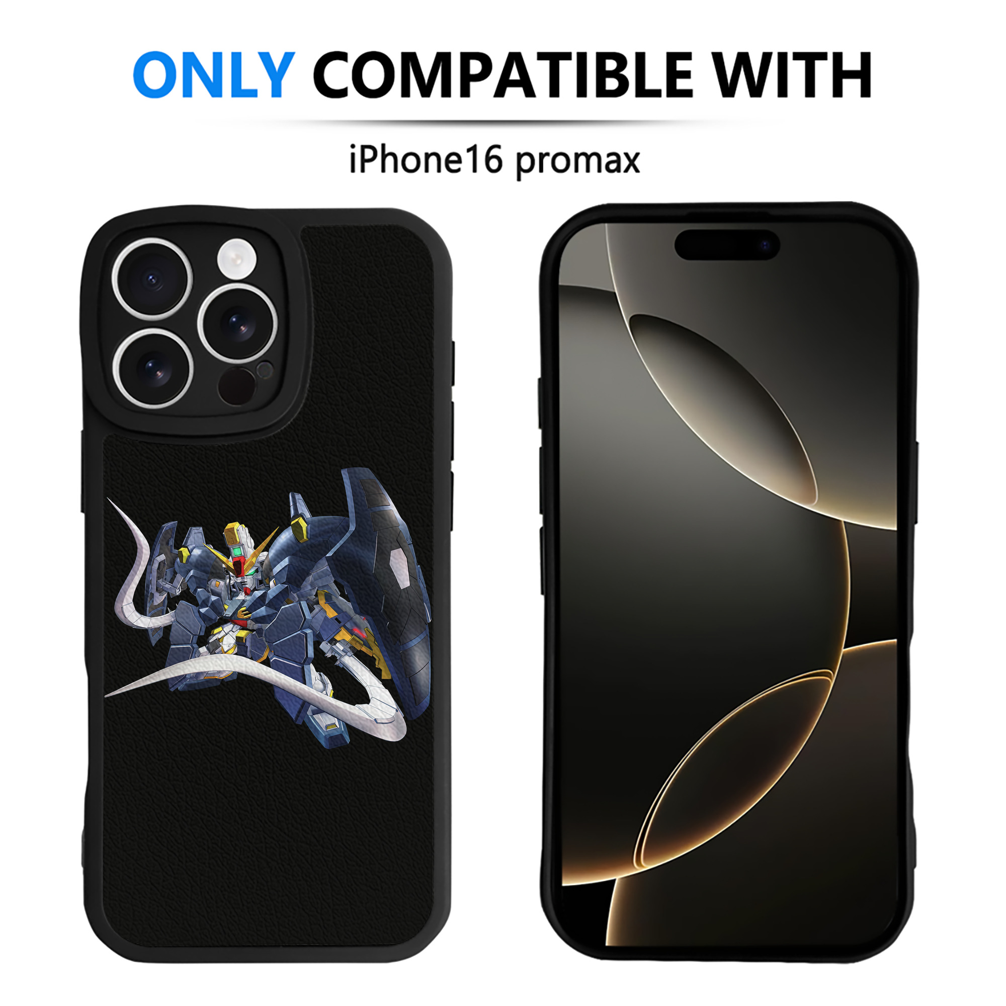 （画像用） 機動戦士ガンダム Mobile Suit Gundam 【iPhone 16シリーズ対応】シリコンスマホケース（レザー調） 材質：シリコン